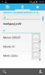 Lista kontaktów Lista kontaktów