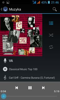 Odtwarzacz muzyki Odtwarzacz muzyki