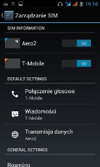 Zarządzanie kartami SIM Zarządzanie kartami SIM