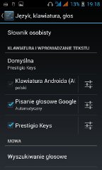 Ustawienia językowe i klawiatury Ustawienia językowe i klawiatury