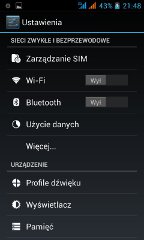 Ustawienia Ustawienia