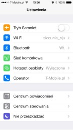 Interfejs iOS7