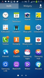 Menu Samsunga Galaxy S4 mini LTE