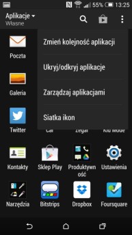 Interfejs HTC One M8