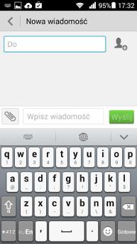 Klawiatura QWERTY Huawei w układzie pionowym