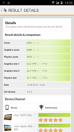 Gionee Elife S5.5 - wyniki testu 3D Mark