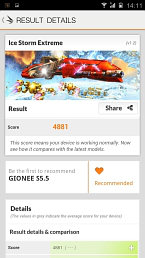 Gionee Elife S5.5 - wyniki testu 3D Mark