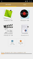 Gionee Elife S5.5 - interfejs użytkownika