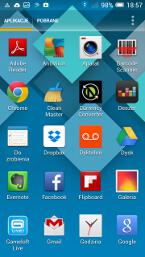 Preinstalowane aplikacje