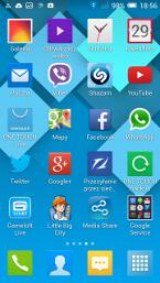 Ekran główny: aplikacje