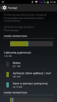 Pamięć telefonu
