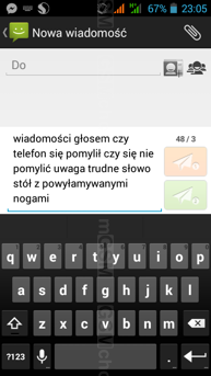 Głosowe dyktowanie i inne opcje w Drivie 2