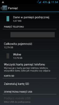 Pamięć telefonu