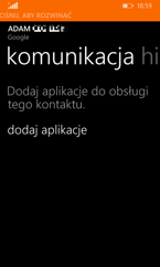 Z wybieraniem numerów nie ma kłopotów, gorzej, jeśli chcemy zakończyć połączenie - najpierw trzeba kliknąć w górny pasek :( Z wybieraniem numerów nie ma kłopotów, gorzej, jeśli chcemy zakończyć połączenie - najpierw trzeba kliknąć w górny pasek :(