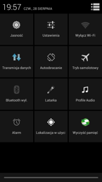 Elementy interfejsu w Goclever Quantum 450