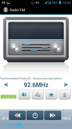 Multimedia w Goclever Quantum 450: odtwarzacz muzyki, radio FM, dyktafon, YouTube, odtwarzacz wideo i galeria