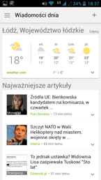 Wybrane aplikacje zewnętrznych producentów w modelu Goclever Quantum 450: 1Weather, CoolReader, ES Eksplorator, Kingsoft Office, Legimi, Menadżer zadań ES, Wiadomości i pogoda, Yanosik 