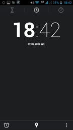 Wybrane  aplikacje systemowe w modelu Goclever Quantum 450:Goclever OTA, Latarka, zegar, kalkulator, kalendarz, przeglądarka