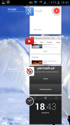 Elementy interfejsu w Goclever Quantum 450