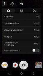 Ustawienia aparatu