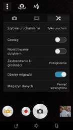 Ustawienia aparatu