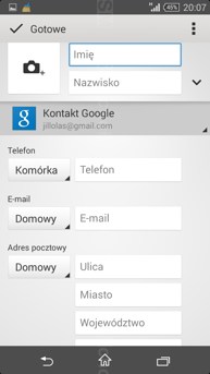 Połączenia głosowe i wiadomości