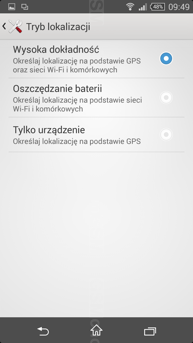 Opcje komunikacji