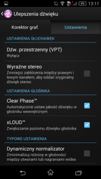 Multimedia: Radio FM, Walkman, TrackID, odtwarzanie wideo i Album