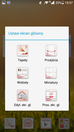 Menu i aplikacje