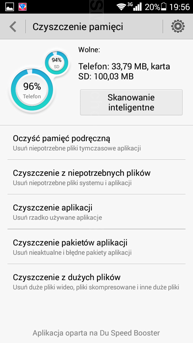 Widok klawiatury numerycznej i menedżera telefonu