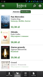 Wybrane aplikacje preinstalowane w modelu Lark Phablet 6.0: PlaceKnow, Wiadomości i pogoda, Internet, Legimi, Menadżer plików, Nexto, Onet News,Onet Sport, VoD Onet