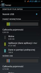 Elementy interfejsu modelu Lark Phablet 6.0