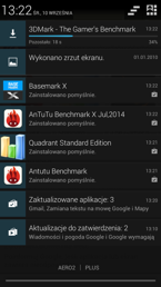 Elementy interfejsu modelu Lark Phablet 6.0