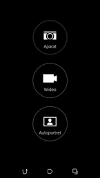 Menu i funkcje aparatu głównego i przedniej kamery