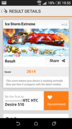 Wyniki benchmarków: 3DMark, CPU Prime, Vellamo, Antutu v5.0, BaseMark OS II, BasemarkX, NenaMark1, NenaMark2