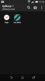 Elementy interfejsu w HTC Desire 510