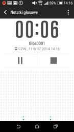 Multimedia: notatki głosowe, radio FM, galeria, odtwarzanie muzyki i wideo