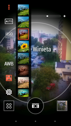 Menu i funkcje aparatu głównego i przedniej kamery