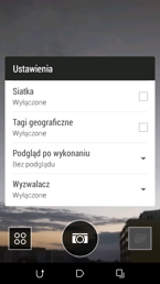 Menu i funkcje aparatu głównego i przedniej kamery