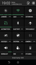 Elementy interfejsu w HTC Desire 510