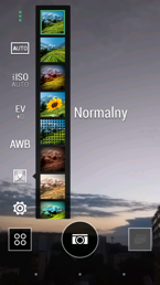 Menu i funkcje aparatu głównego i przedniej kamery