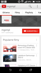 Wybrane usługi Google: Dysk, Wyszukiwanie głosowe, Kiosk,Google+, YouTube, Mapy, Sklep