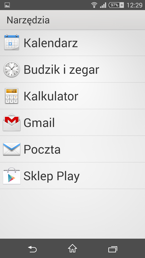 Prosty ekran główny