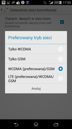 Opcje komunikacji: Łączność Xperia, GPS, sieci, hotspot Wi-Fi, Wiadomości