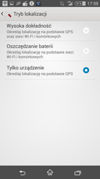 Opcje komunikacji: Łączność Xperia, GPS, sieci, hotspot Wi-Fi, Wiadomości