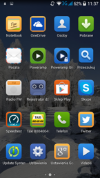 Menu z Androida, ale jakby takie rodem z iOS-a Menu z Androida, ale jakby takie rodem z iOS-a