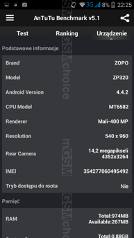 Wyniki benchmarku Wyniki benchmarku