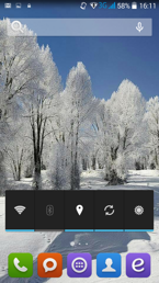 Menu z Androida, ale jakby takie rodem z iOS-a Menu z Androida, ale jakby takie rodem z iOS-a