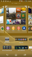 Podstawowy interfejs graficzny Sony Xperia Z3