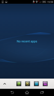 Podstawowy interfejs graficzny Sony Xperia Z3